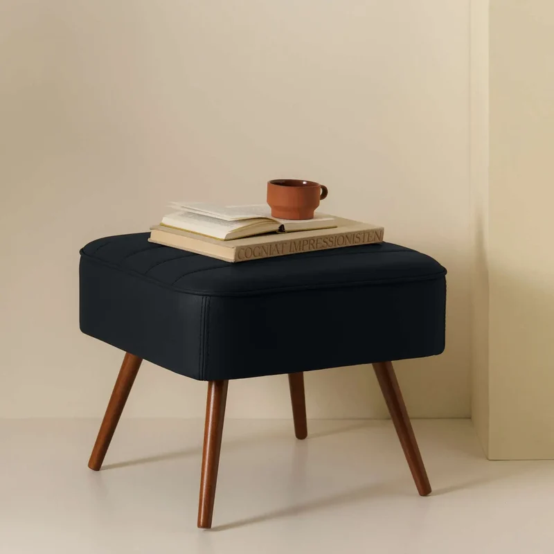 Pluto Fußhocker - Leder Premium
