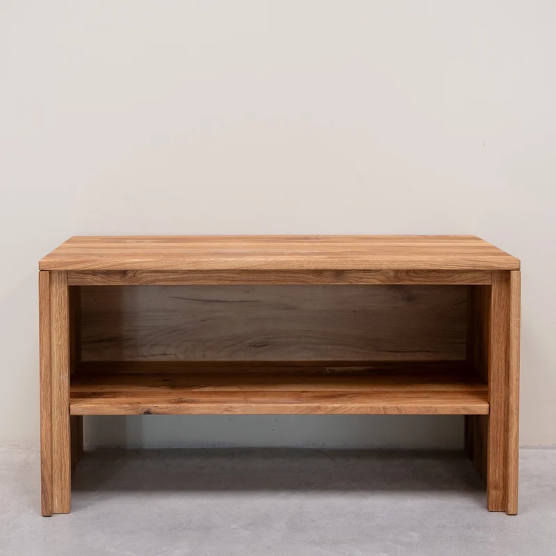 Zapatero de madera maciza de roble Pola | NordicStory