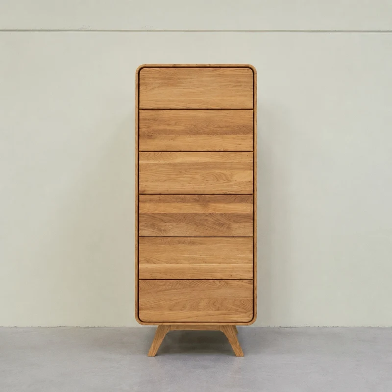 Comoda de madera maciza roble Geneva 1 | NordicStory