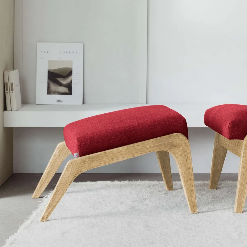 Apollo Fußhocker - Wool Line