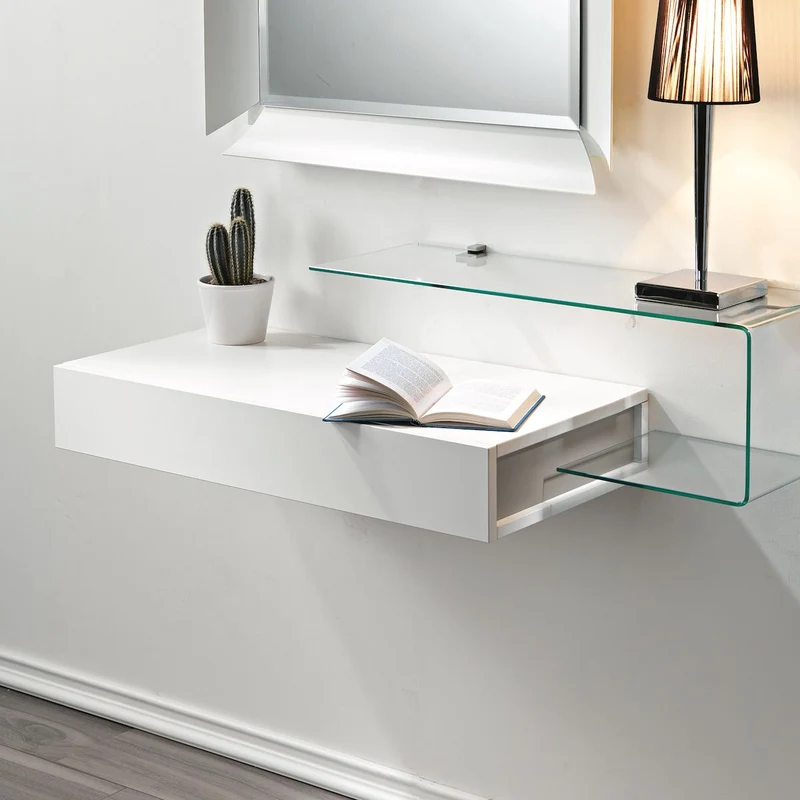 Cassettiera pensile Unit singola in legno laminato