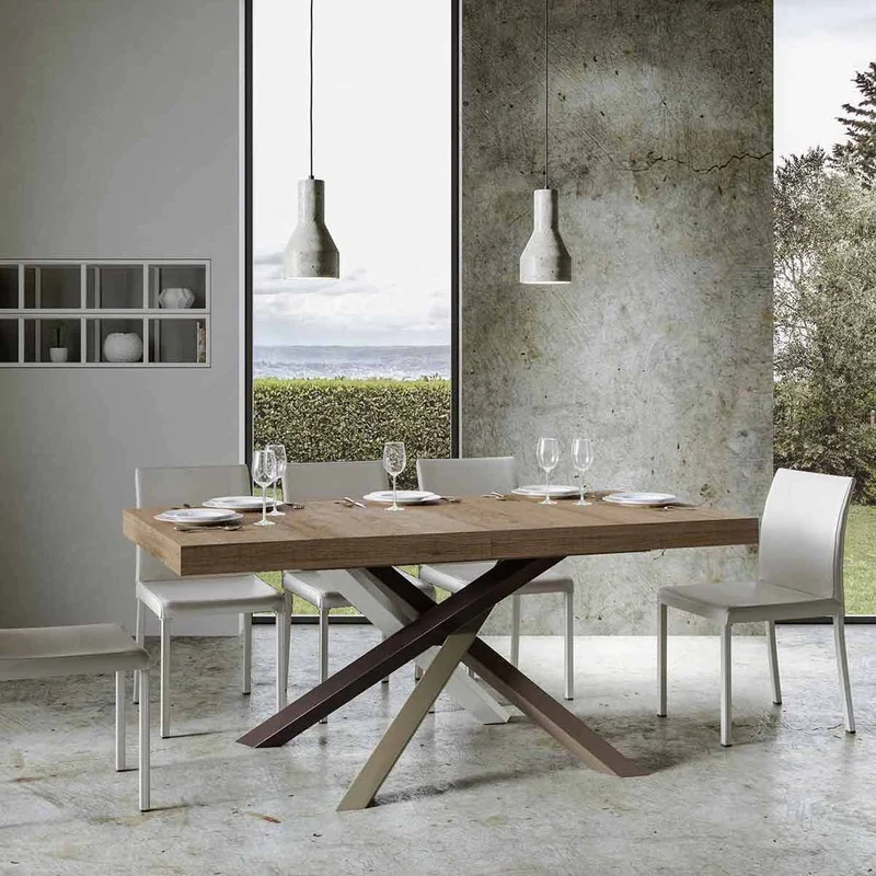 Tavolo allungabile Aberdeen 4C 90x160/420 cm