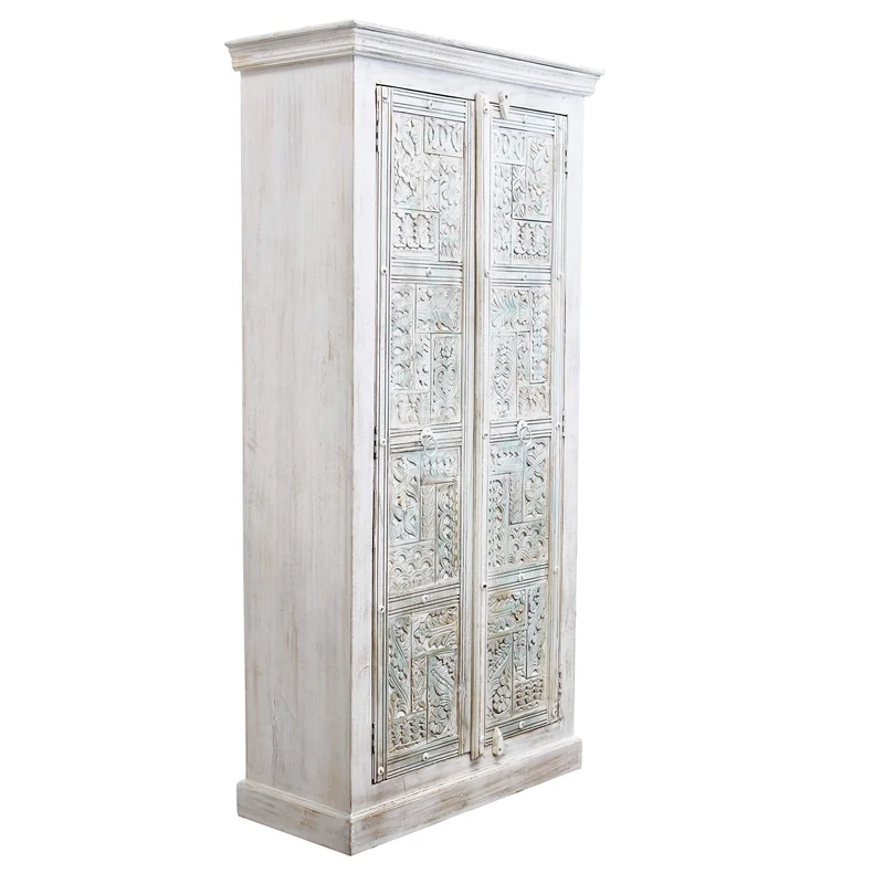 Armadio bianco in Legno cm 90x40x180 - MILLARD