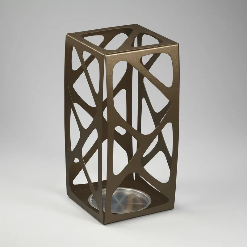 Portaombrelli design moderno con vaschetta Cesta