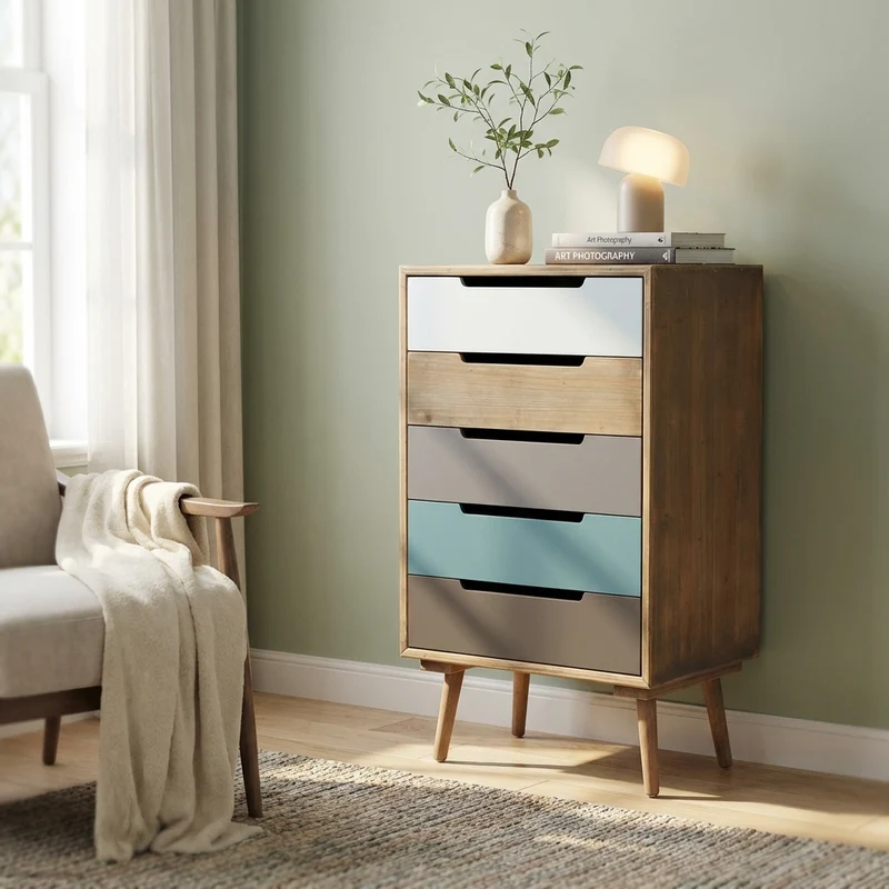 Cassettiera in Legno cm 45 5x36 5x63 5 - GEOFF