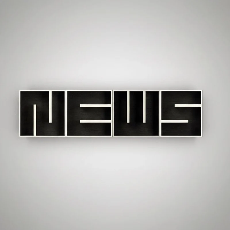 Libreria cubi componibile da parete ABC NEWS