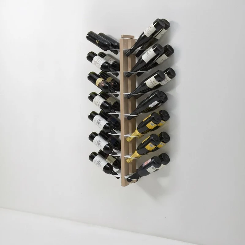 Portabottiglie vino da parete design Zia Gaia Bifacciale