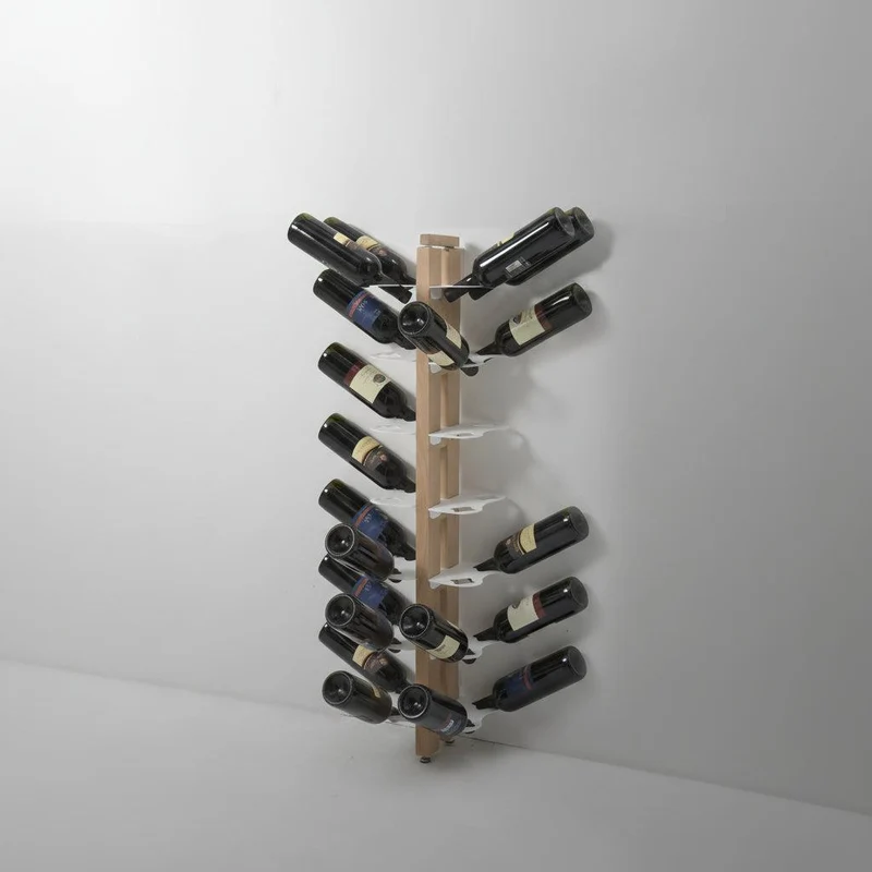 Portabottiglie da parete in legno Zia Gaia Bifacciale