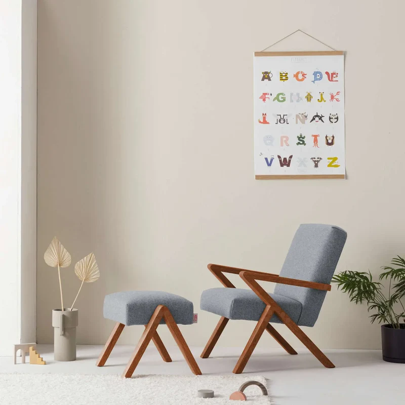 Kinder Retrostar Fußhocker - Wool Line