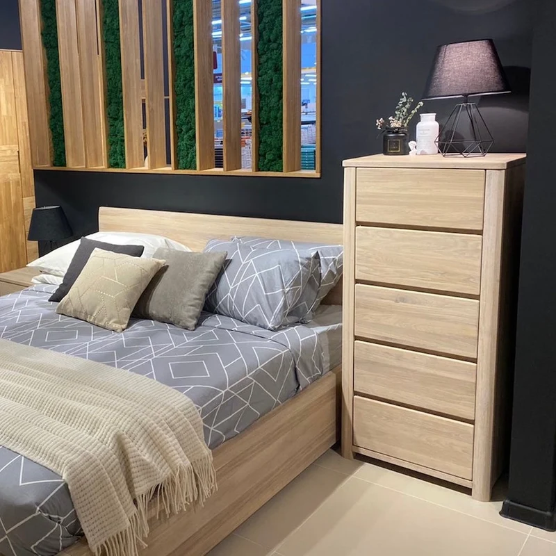 Aparador Cómoda de madera maciza de roble Elsa 5 | NordicStory