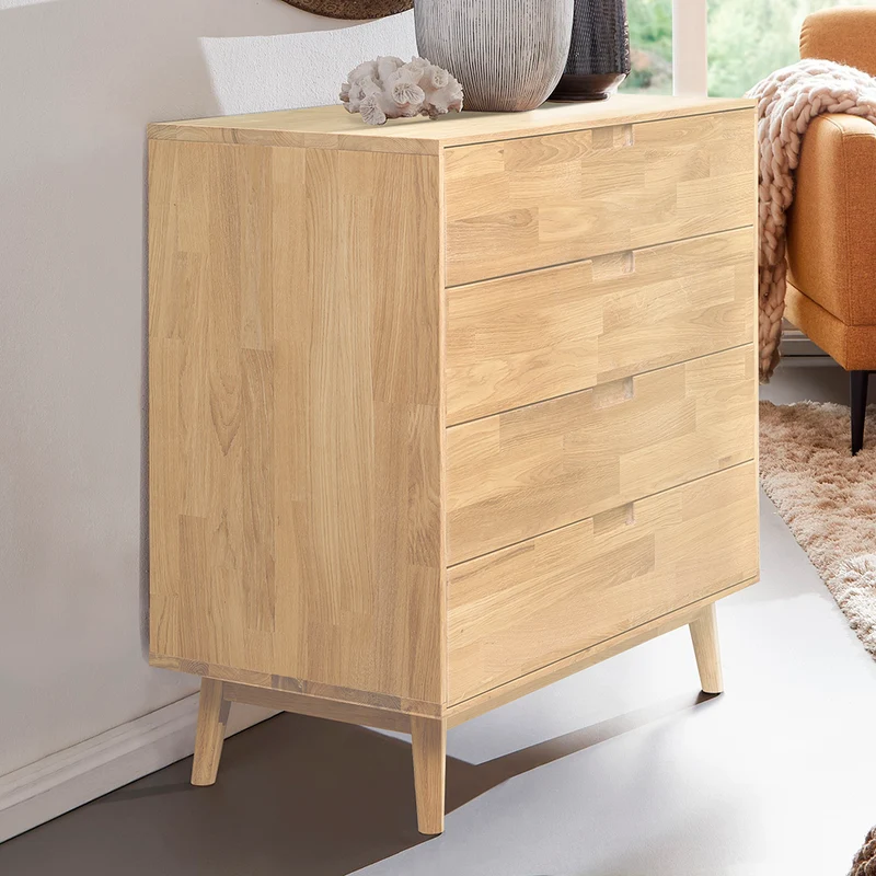 Cómoda de madera maciza de roble Escandi 1 | NordicStory