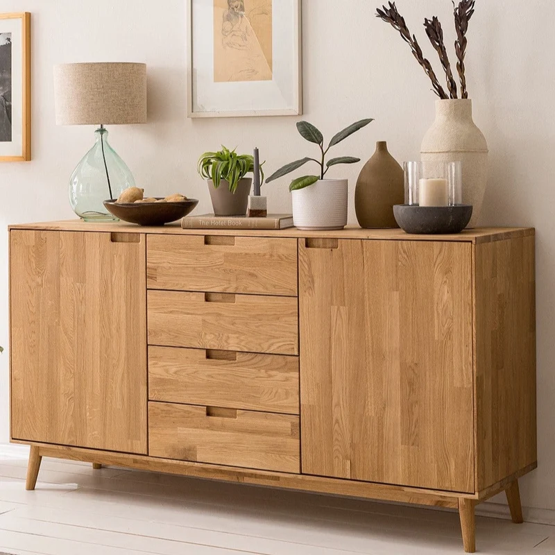 Aparador Cómoda de madera maciza roble Escandi 3 | NordicStory