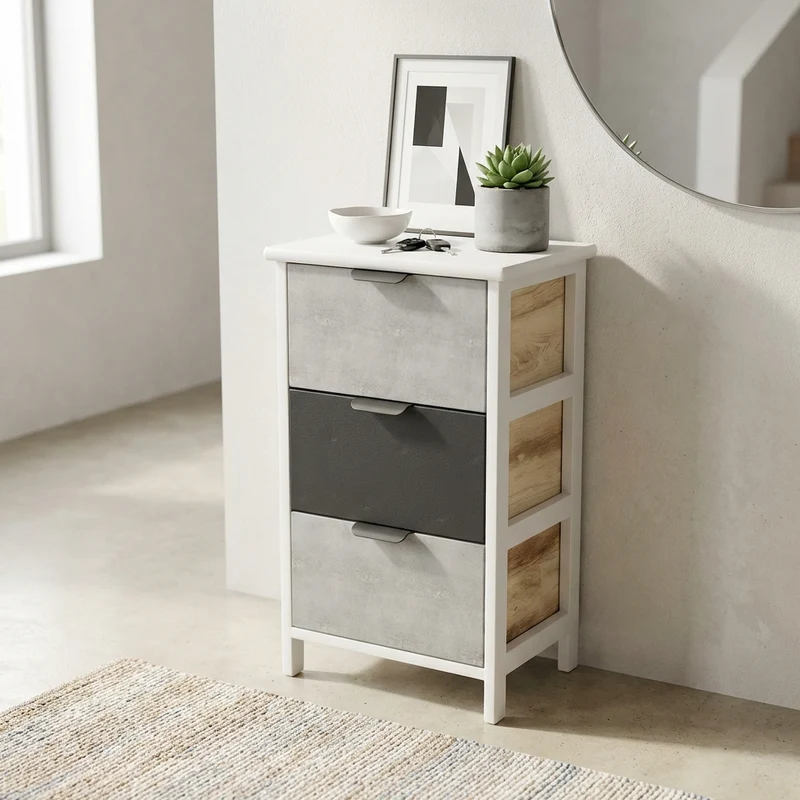Cassettiera mobiletto per bagno camera - SETH