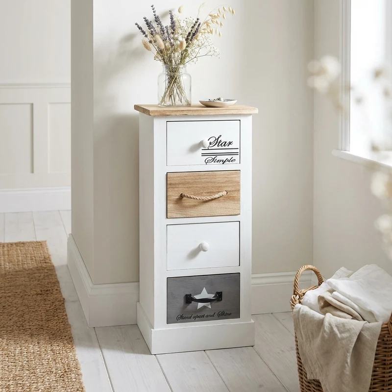 Cassettiera mobiletto per bagno camera - QUORUM