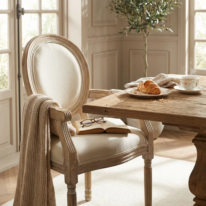 Poltrona vintage in Legno cm 46x55x96 - OVALBACK