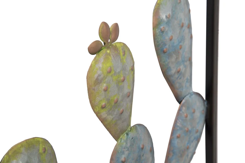 Pannello decorativo in ferro a forma di cactus 31x90 cm - CACTUS-FRAME