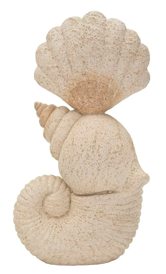 Conchiglia decorativa in sabbia 17x10x30 cm - CONCHIGLIA