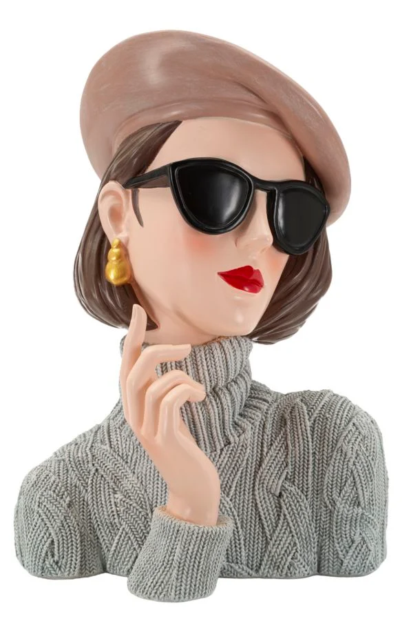 Sedia in miniatura decorativa da collezione 18,5x14x26 cm - DONNA PARIS
