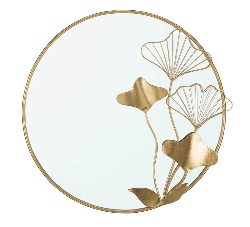 Specchio da parete decorativo con fiori 75x72 cm - SPECCHIO WITH FLOWER