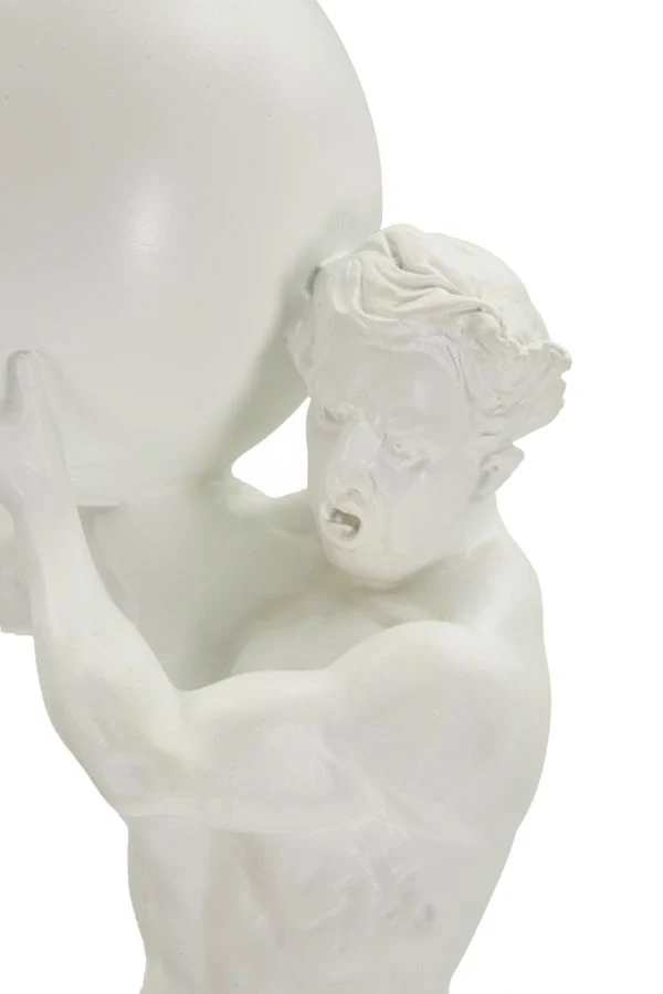 Statuetta decorativa Atlas in resina 18x12,5x50 cm - ATLAS