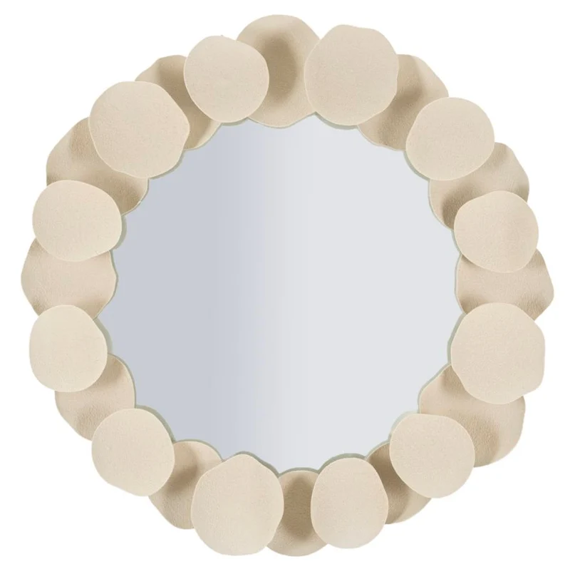 Specchio da muro rotondo con cornice 85x85 cm - DUNE