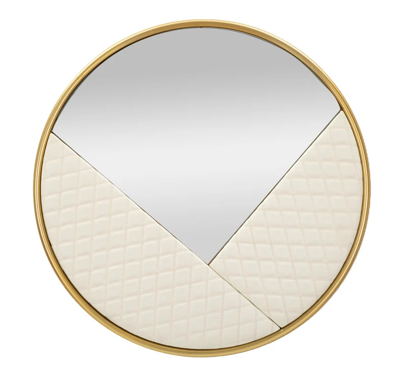 Specchio da muro rotondo diametro 80 cm con cornice - SHARON