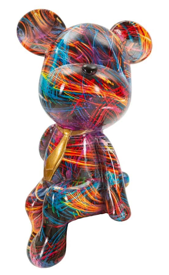 Orsetto decorativo in peluche da collezione 23 cm - ORSETTO PSYCO