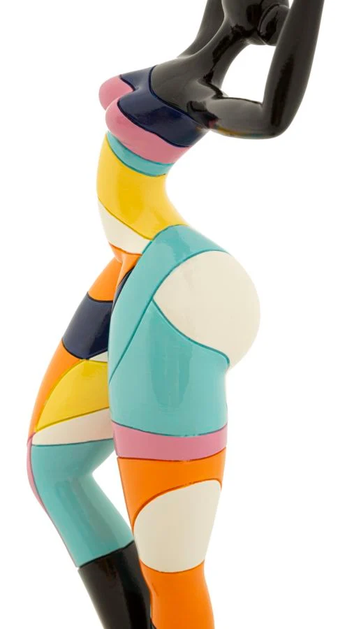 Statuina decorativa ballerina in resina 12,5x10x38 cm - DONNINA DANCE RUBIC