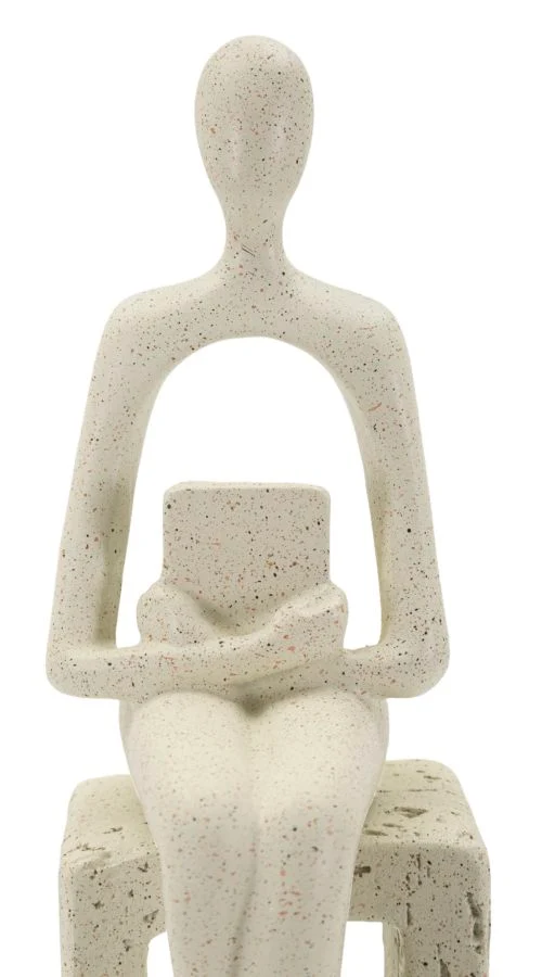 Statuetta decorativa in pietra singola 8,5x6,5x24 cm - STONS