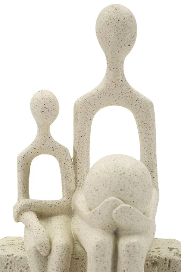 Statuetta maternità in pietra ricostruita 10x7,5x26 cm - MATERNITA'