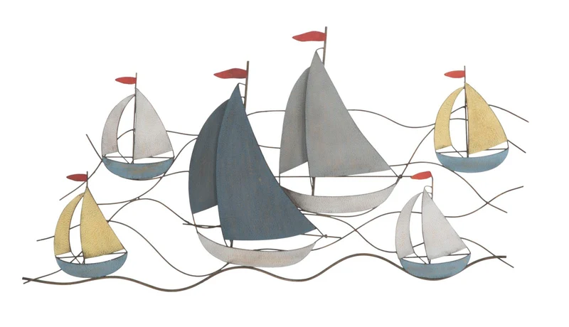 Pannello decorativo in ferro per parete 114x62 cm - SEA