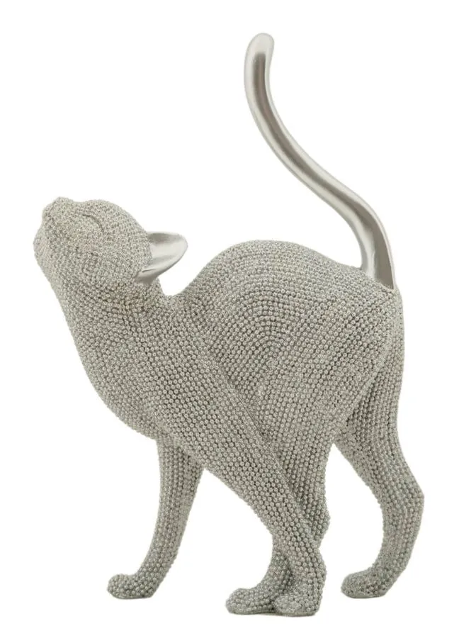 Gatto decorativo in resina seduto alto 26 cm - SPARKY