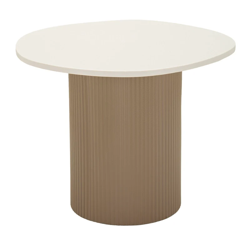 Tavolino da salotto effetto marmo 46x48x39 cm - FRANKFURT