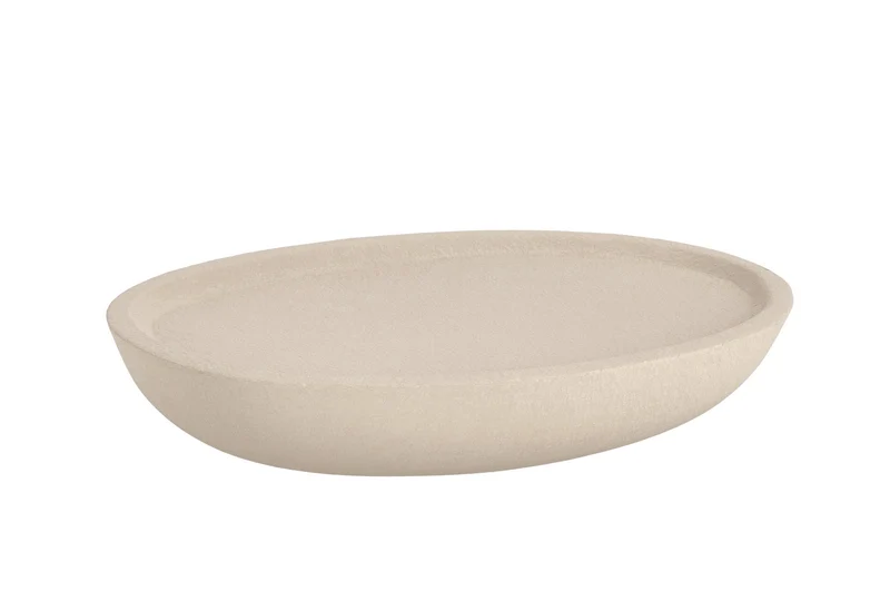 Set di 3 Vassoi Decorativi Ovali in Acciaio Effetto Coccodrillo - OV