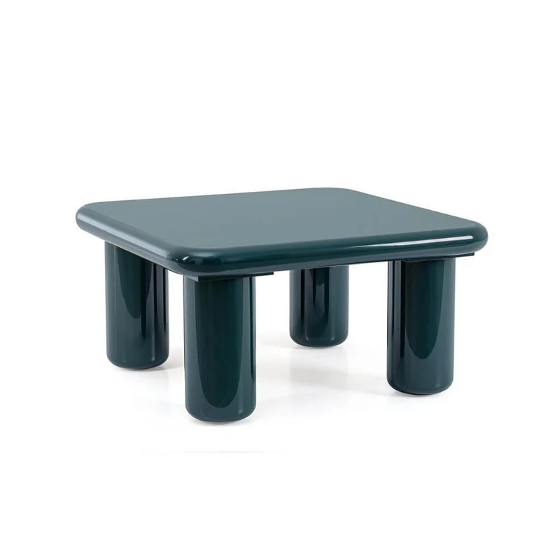 Tavolino da Salotto Quadrato in MDF Laccato Lucido - OTILIA