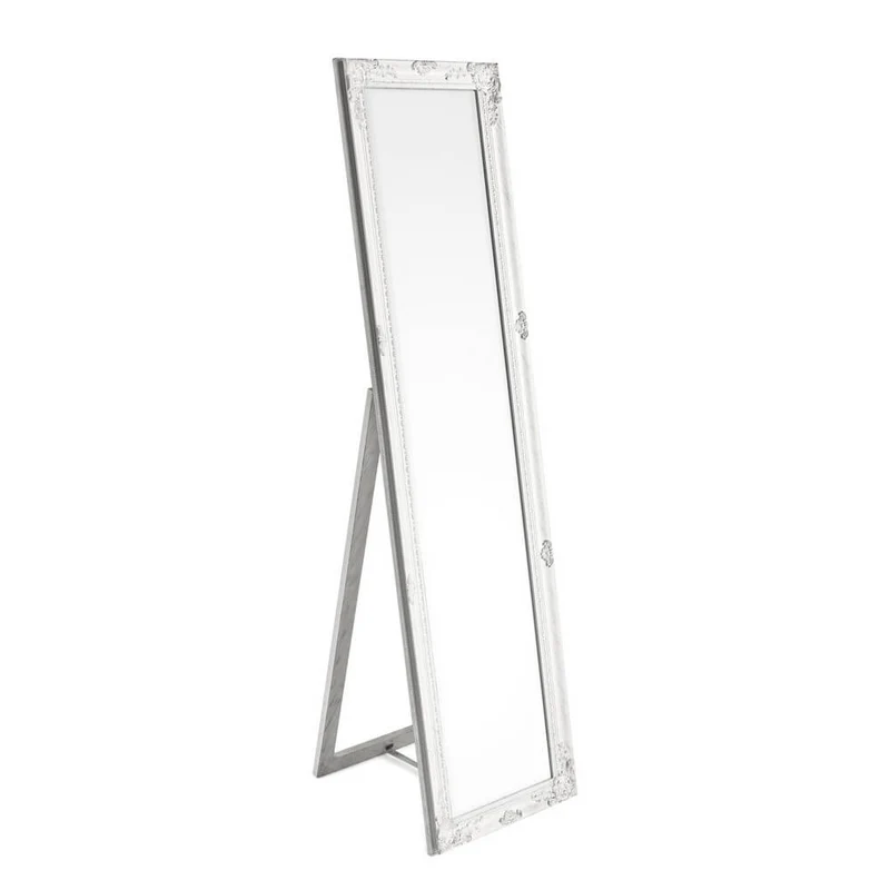 Specchio da Terra con Cornice Barocca in Legno 40x160 cm - HALL