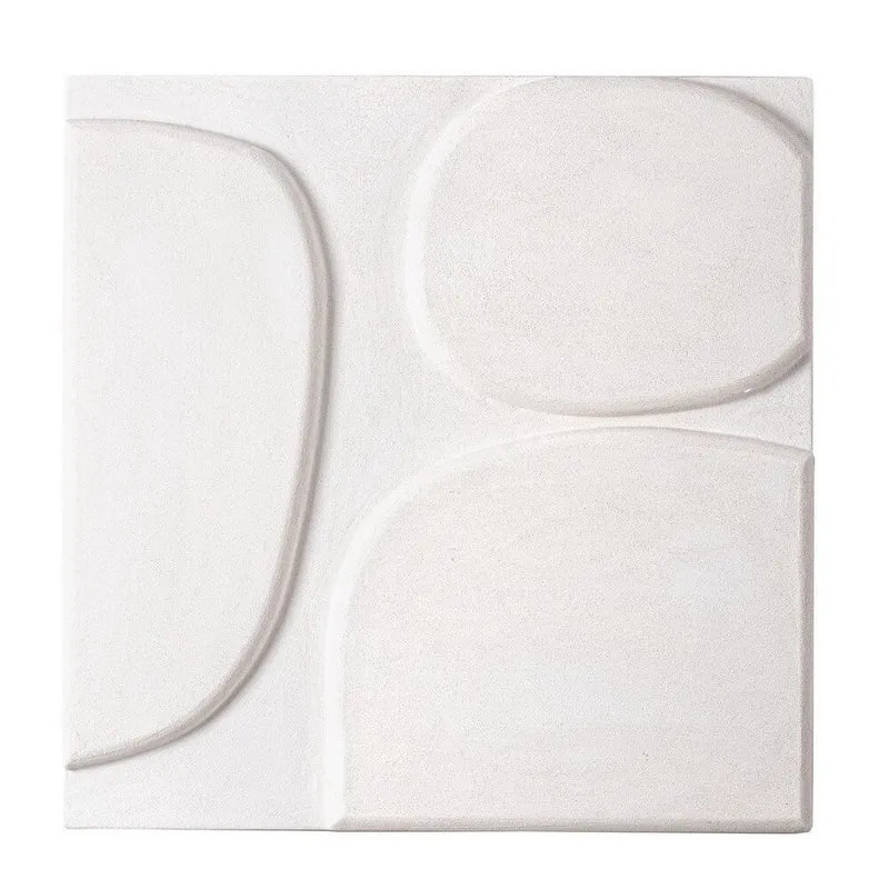 Pannello decorativo da parete in MDF sabbiato 80x80 cm - ALBIN