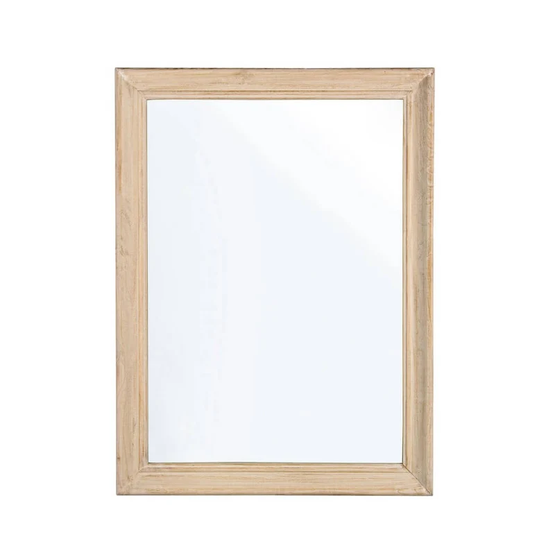 Specchio Rettangolare con Cornice in Legno di Paulonia 60x80 - YOUNG