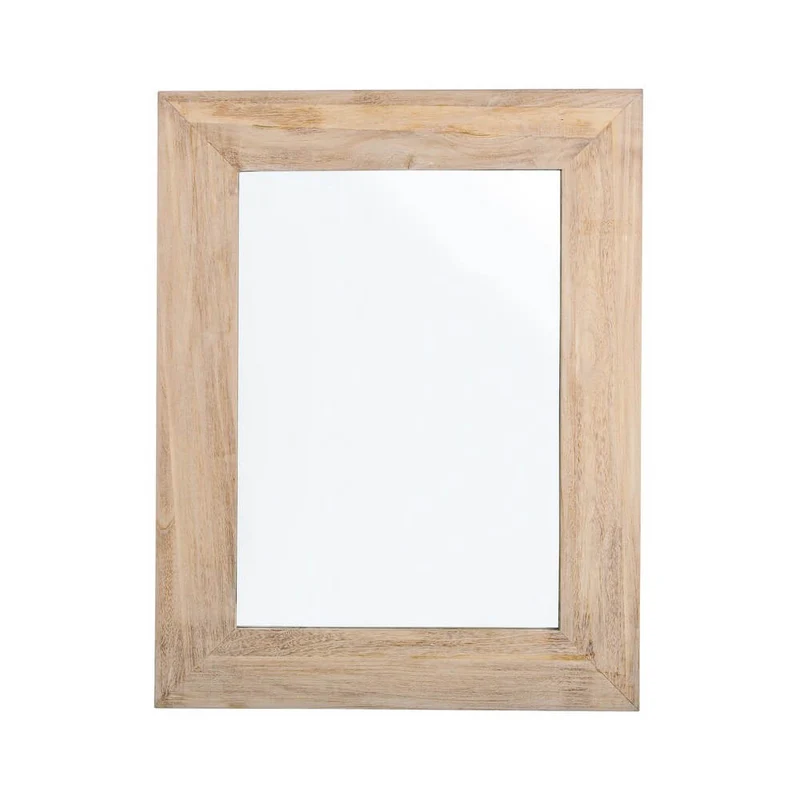 Specchio da Parete con Cornice in Legno di Paulonia 72x92 cm - YOUNG