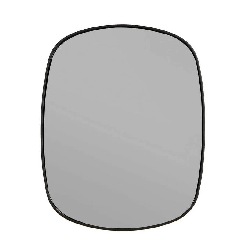 Set di 2 Specchi con Cornice in Acciaio Forma Ovale Smussata - PEREZ