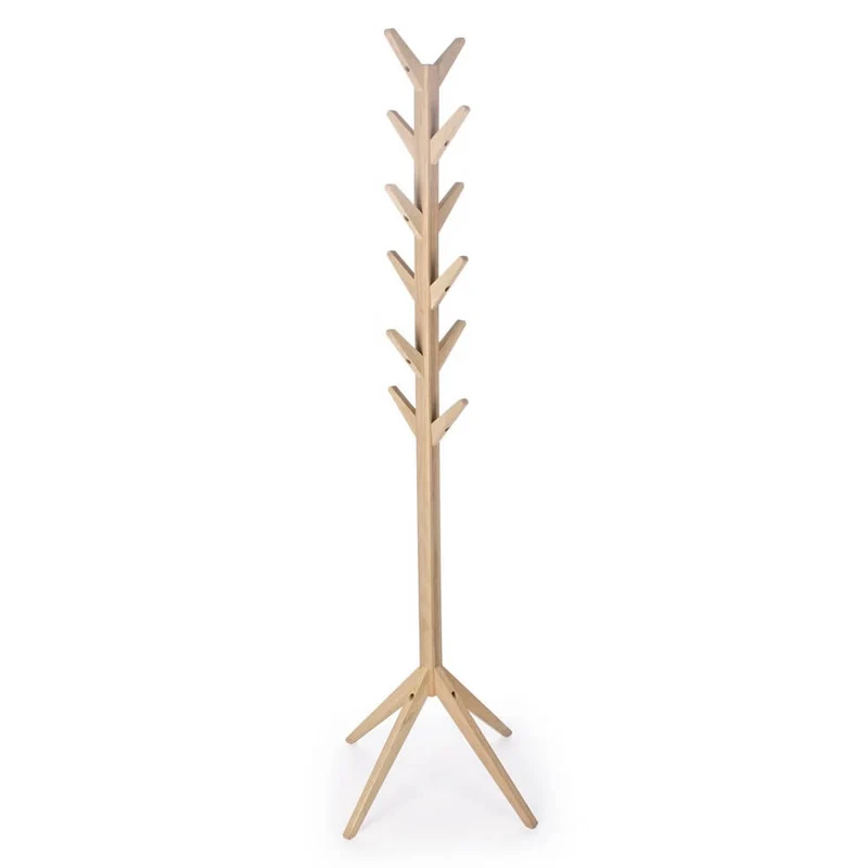 Appendiabiti da Terra ad Albero in Legno di Quercia - ORIZZONTE