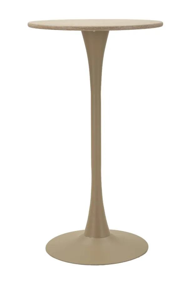 Tavolo bar rotondo da interno per arredo moderno 60x106 cm - ALASKA