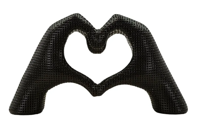 Scultura decorativa coppia di innamorati 25x13,5 cm - LOVER