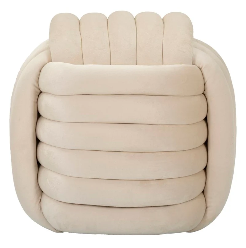 Pouf quadrato morbido in tessuto 45x45x45 cm - SOFTY