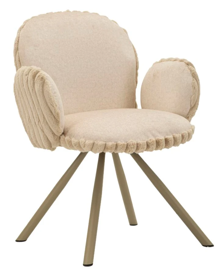 Sedia con braccioli design moderno set 2 pezzi - STOCCOLMA