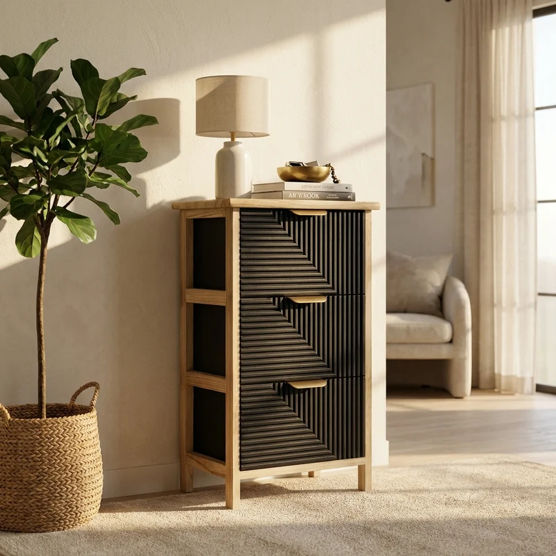 Cassettiera mobiletto per bagno camera - HALIA