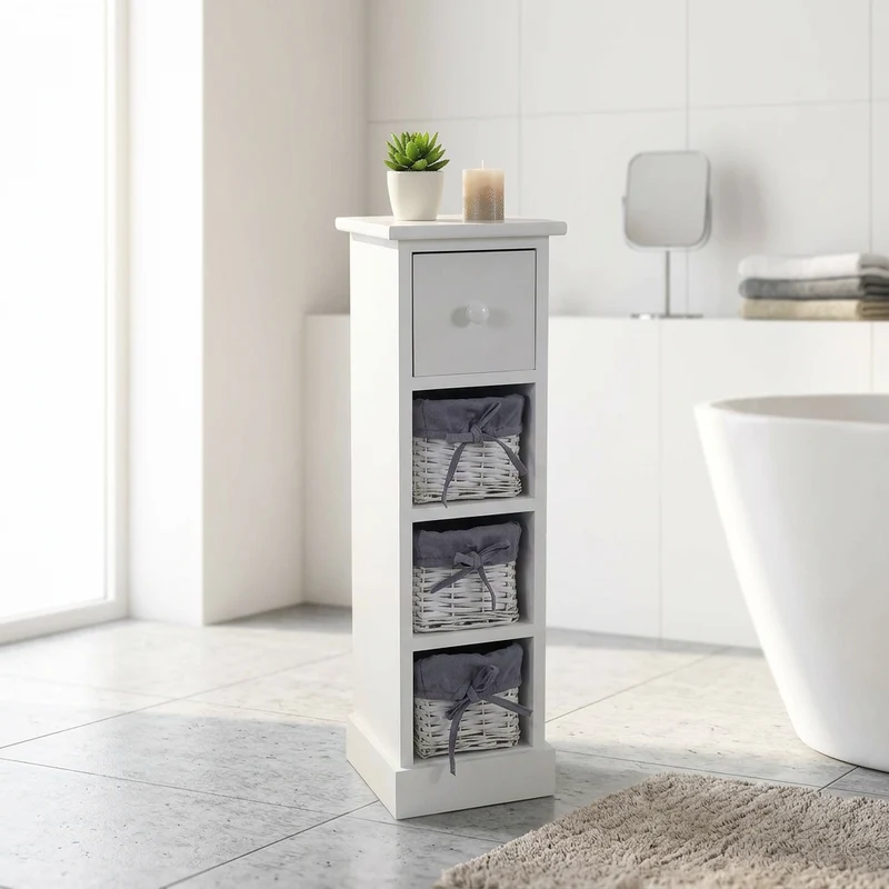 Cassettiera mobiletto per bagno camera - FENRIS