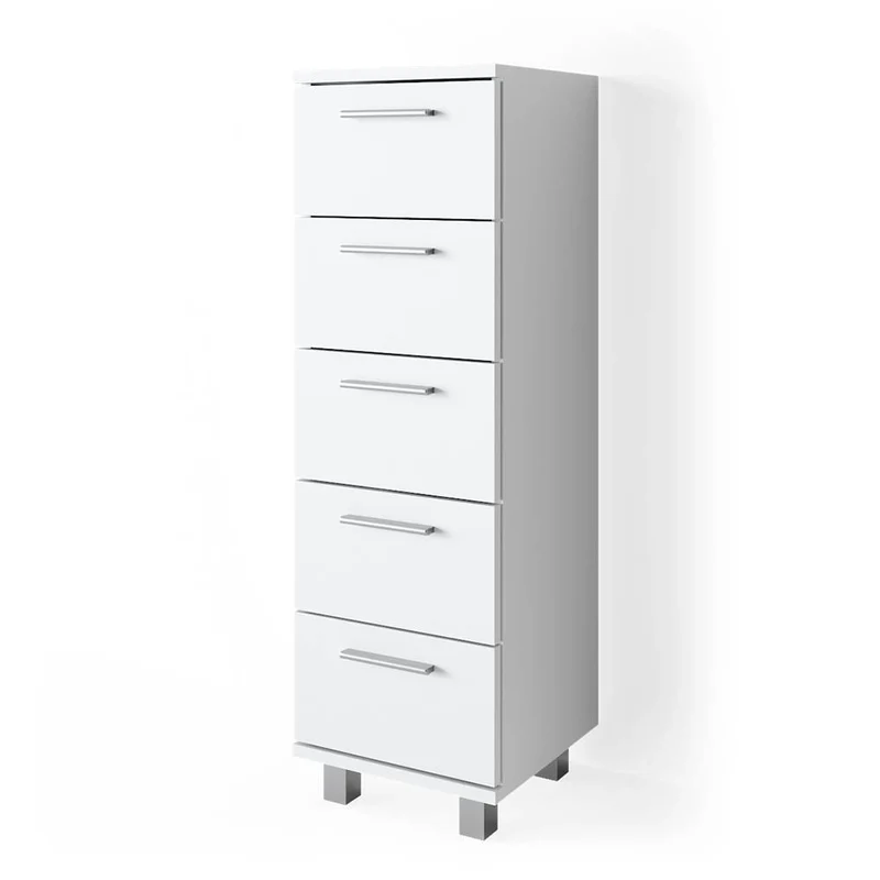 Cassettiera da bagno Ilias Bianco 30 x 95 cm Vicco