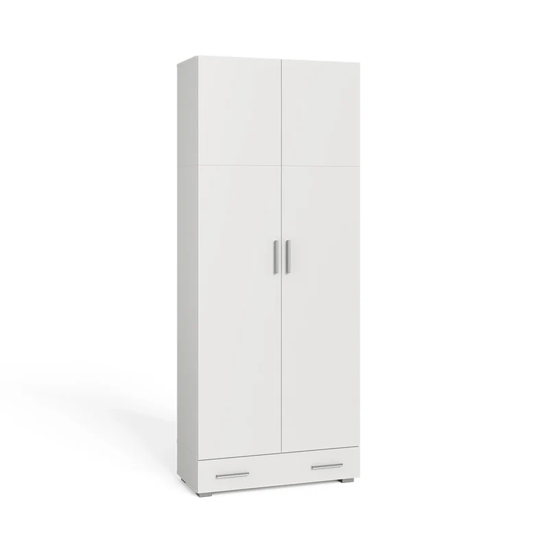 Scaffale per file Frank Bianco 80 x 182.4 cm con cassetto Vicco
