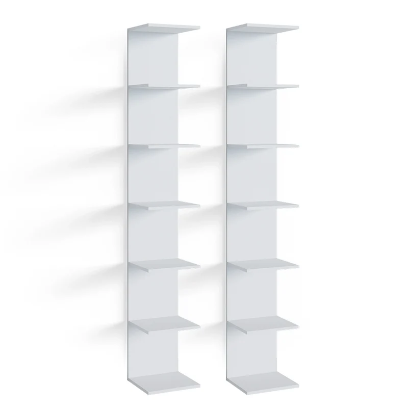 Mensola Paolo Bianco 28 x 190 cm Set di 2 Vicco